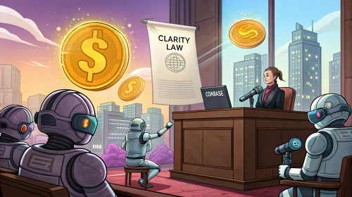 Обсуждение влияния закона CLARITY на регулирование крипторынка — интервью с Coinbase