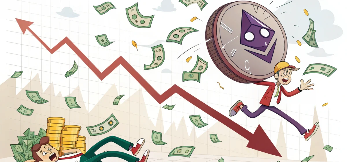 Резкое падение курса Ethereum ниже $4700: причины и реакции