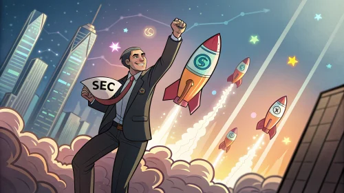 SEC меняет позицию по крипто, возможен рост проектов.