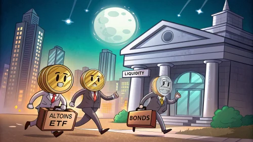 Одобрение альткоин-ETF и возможный отток ликвидности с рынка облигаций Одобрение альткоин-ETF и возможный отток ликвидности с рынка облигаций