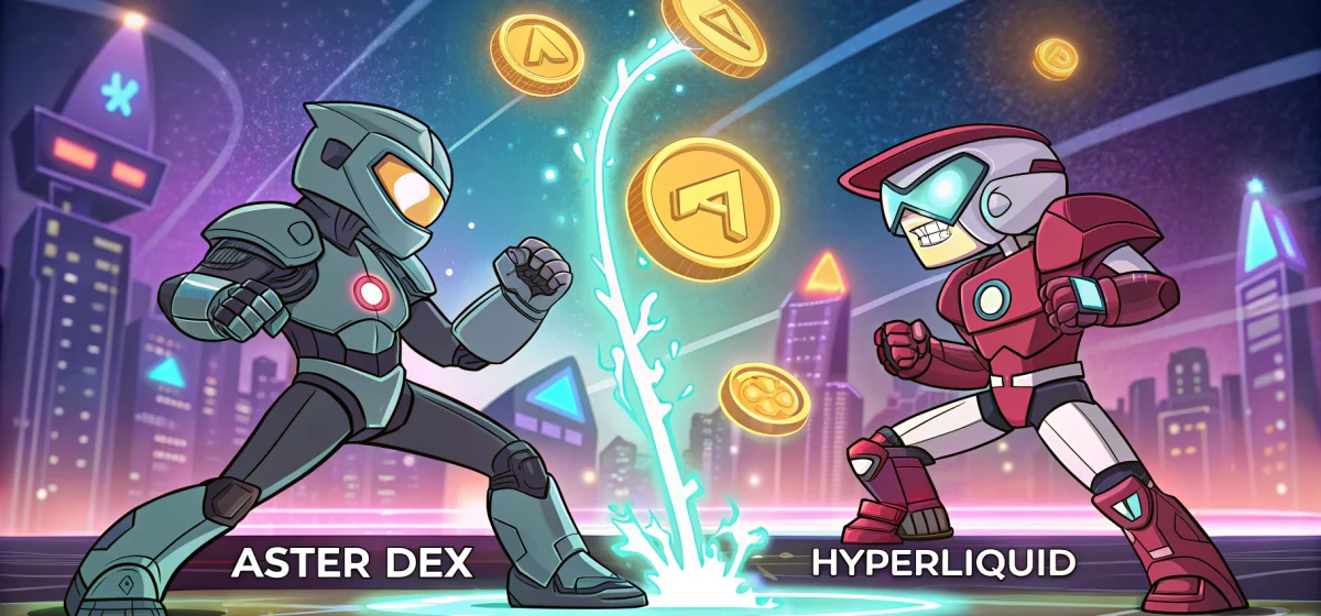 Aster DEX против Hyperliquid: битва децентрализованных бирж к 2025