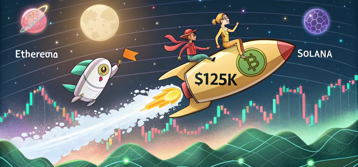 Биткойн устанавливает рекорд $125K: приток в ETF и возможный альтсезон