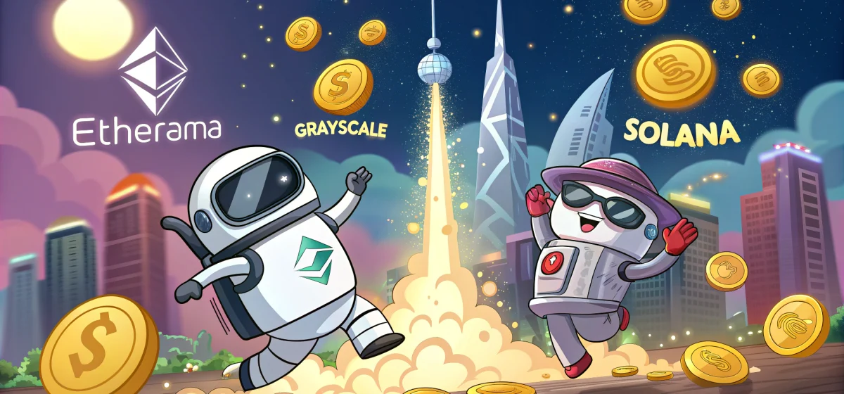 Запуск спотовых ETF Grayscale с функцией стейкинга на Ethereum и Solana