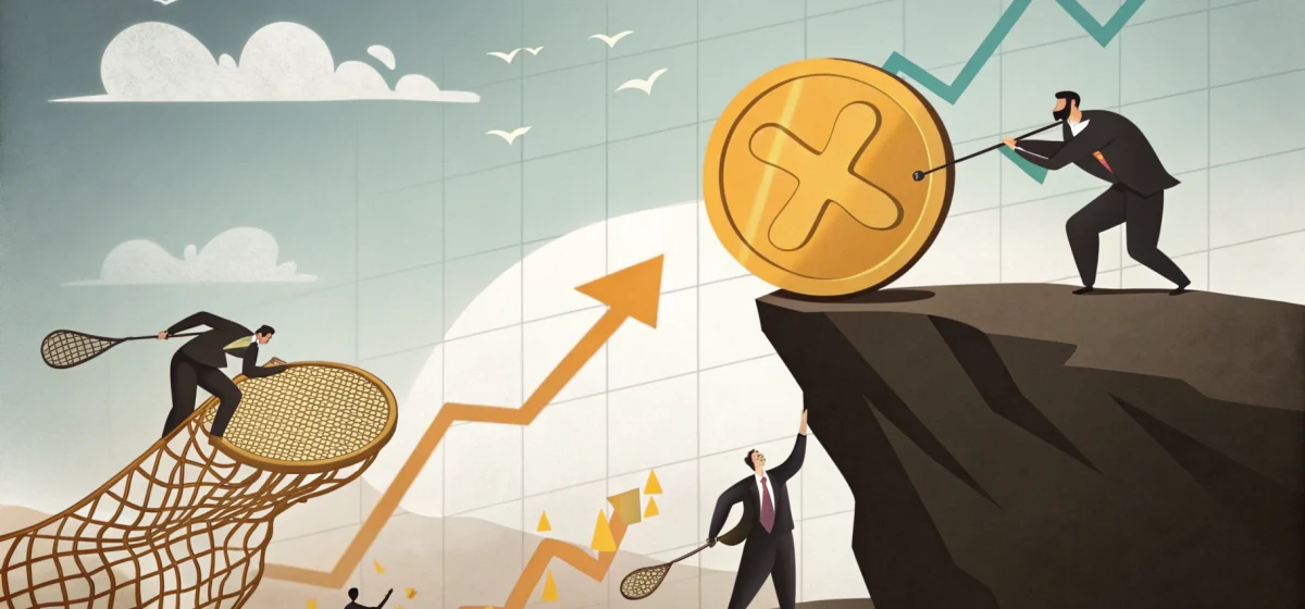 Продолжающееся падение XRP при росте объёмов как сигнал институционального интереса